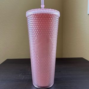 Starbucks China Sakura Glitter Pink Studded Tumbler